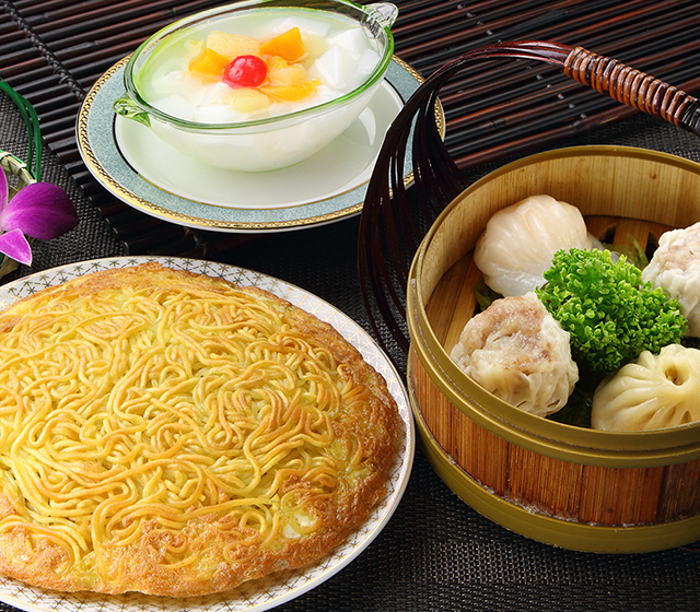 梅蘭焼きそば付きランチセット